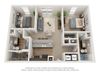Holmes Floor Plan Holmes Floor Plan at 310 @ Nulu Apartments, Louisville, KY